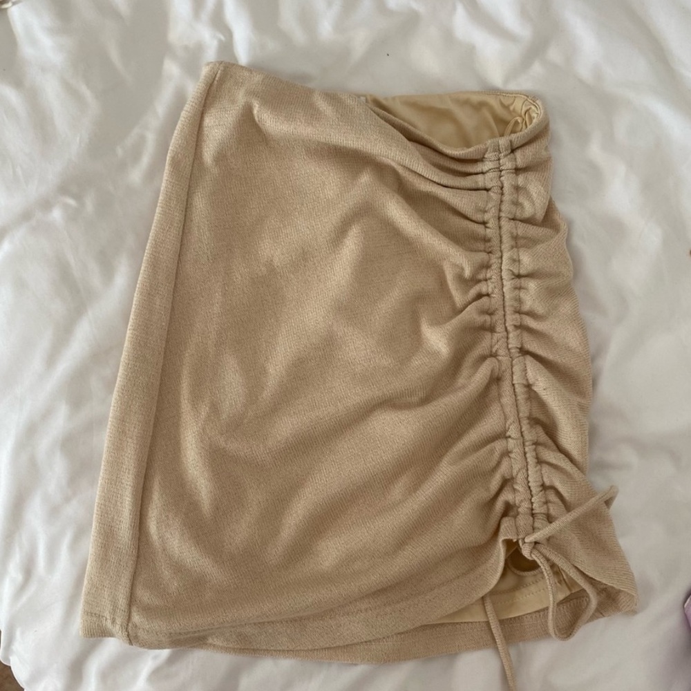 Princess Polly ruched mini skirt